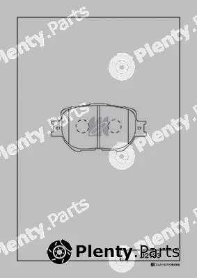 MK Kashiyama D2193 — Brake Pad Set, disc brake
