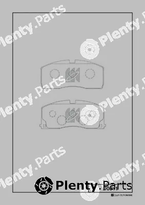 MK Kashiyama D0011 — Brake Pad Set, disc brake