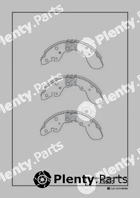 MK Kashiyama K9980 — Brake Shoe Set