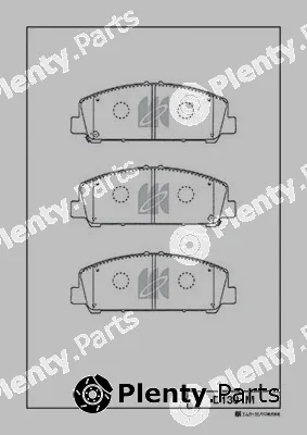 MK Kashiyama D1304M — Brake Pad Set, disc brake