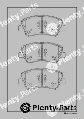 MK Kashiyama D11283MH — Brake Pad Set, disc brake