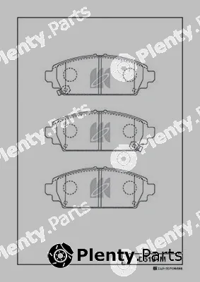 MK Kashiyama D5131M — Brake Pad Set, disc brake