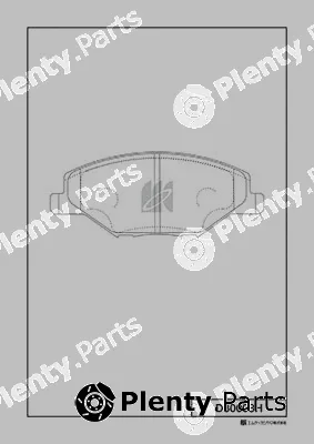 MK Kashiyama D30008H — Brake Pad Set, disc brake