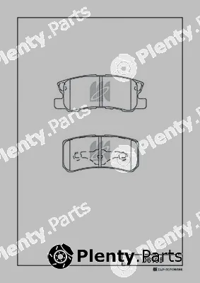 MK Kashiyama D6106 — Brake Pad Set, disc brake