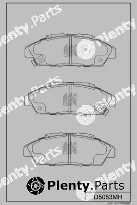 MK Kashiyama D5053MH — Brake Pad Set, disc brake