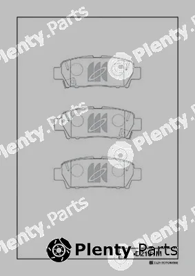 MK Kashiyama D2131M — Brake Pad Set, disc brake