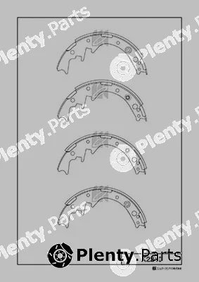 MK Kashiyama K2240 — Brake Shoe Set