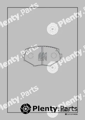 MK Kashiyama D3093 — Brake Pad Set, disc brake