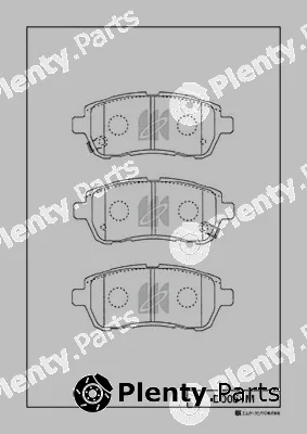 MK Kashiyama D0051M — Brake Pad Set, disc brake