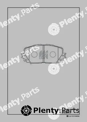 MK Kashiyama D2253 — Brake Pad Set, disc brake