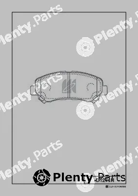 MK Kashiyama D1276H — Brake Pad Set, disc brake