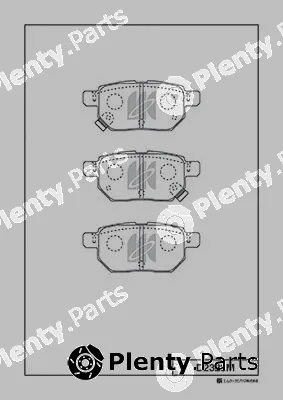 MK Kashiyama D2323M — Brake Pad Set, disc brake