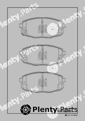 MK Kashiyama D11163MH — Brake Pad Set, disc brake
