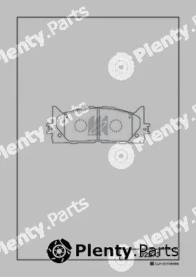 MK Kashiyama D2270 — Brake Pad Set, disc brake