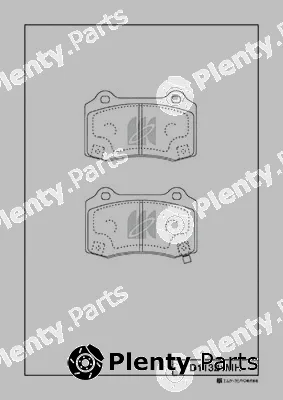 MK Kashiyama D11324MH — Brake Pad Set, disc brake