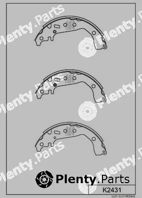 MK Kashiyama K2431 — Brake Shoe Set