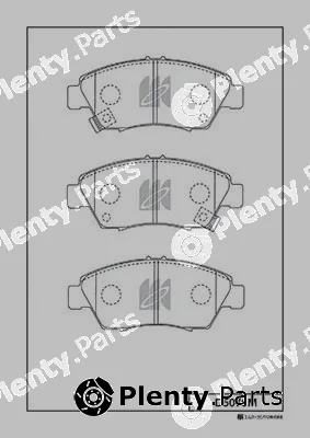 MK Kashiyama D5070M — Brake Pad Set, disc brake
