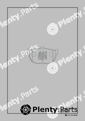 MK Kashiyama D1187 — Brake Pad Set, disc brake