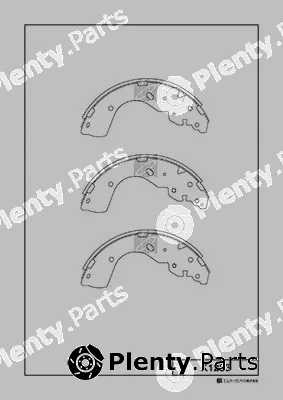 MK Kashiyama K1283 — Brake Shoe Set