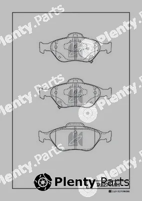 MK Kashiyama D2271MH — Brake Pad Set, disc brake