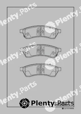 MK Kashiyama D11248MH — Brake Pad Set, disc brake