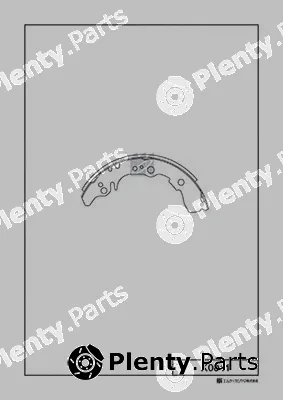 MK Kashiyama K0041 — Brake Shoe Set