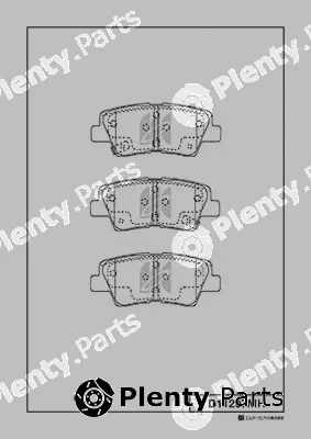 MK Kashiyama D11297MH — Brake Pad Set, disc brake