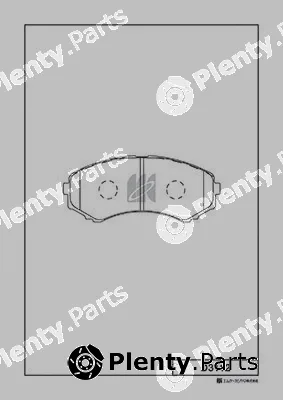 MK Kashiyama D3112 — Brake Pad Set, disc brake