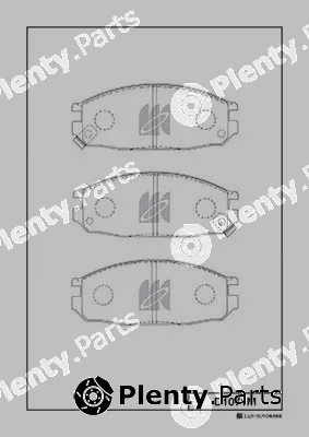 MK Kashiyama D1071M — Brake Pad Set, disc brake