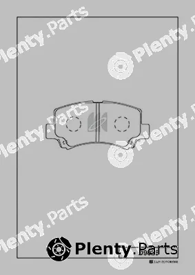 MK Kashiyama D9026 — Brake Pad Set, disc brake