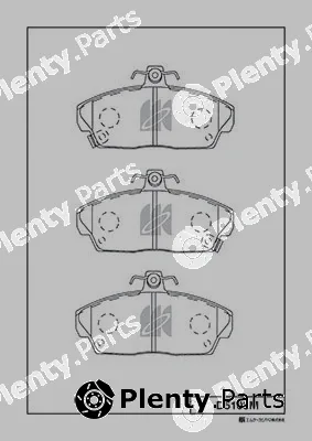 MK Kashiyama D5103M — Brake Pad Set, disc brake