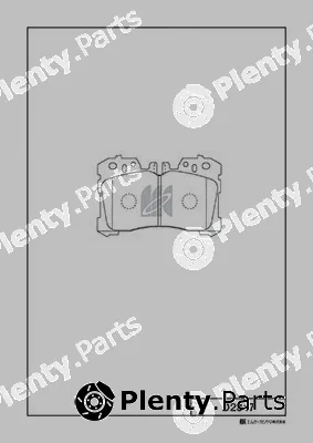 MK Kashiyama D2347 — Brake Pad Set, disc brake