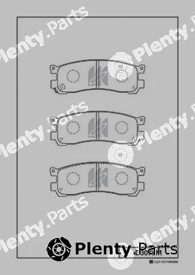 MK Kashiyama D3079M — Brake Pad Set, disc brake