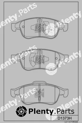 MK Kashiyama D1373H — Brake Pad Set, disc brake