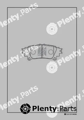 MK Kashiyama D2326 — Brake Pad Set, disc brake