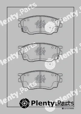 MK Kashiyama D3122MH — Brake Pad Set, disc brake