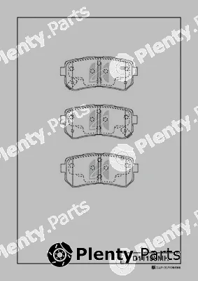MK Kashiyama D11195MH — Brake Pad Set, disc brake