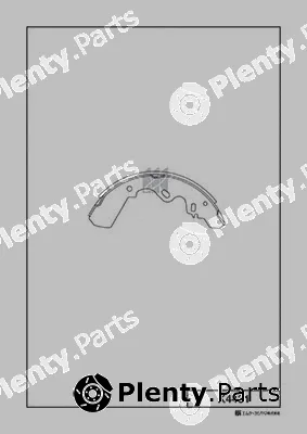 MK Kashiyama K4431 — Brake Shoe Set