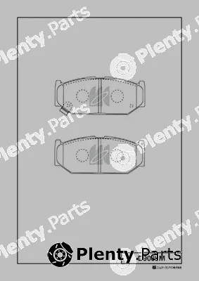 MK Kashiyama D9039M — Brake Pad Set, disc brake