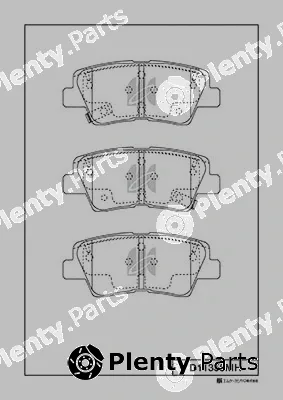 MK Kashiyama D11355MH — Brake Pad Set, disc brake
