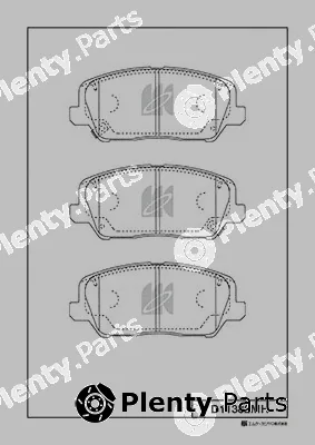 MK Kashiyama D11382MH — Brake Pad Set, disc brake