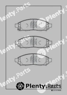 MK Kashiyama D1297MH — Brake Pad Set, disc brake