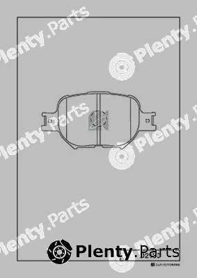 MK Kashiyama D2180 — Brake Pad Set, disc brake