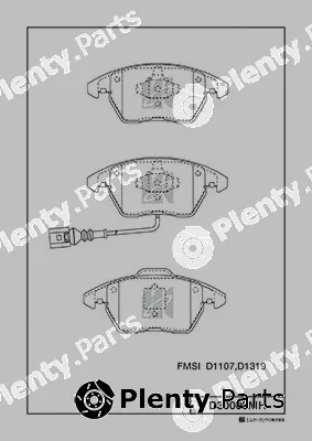 MK Kashiyama D30000MH — Brake Pad Set, disc brake
