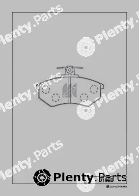 MK Kashiyama D1082 — Brake Pad Set, disc brake
