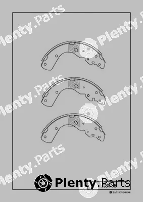 MK Kashiyama K3416 — Brake Shoe Set