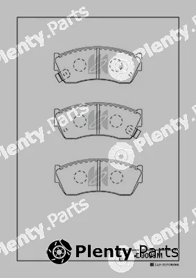 MK Kashiyama D9005M — Brake Pad Set, disc brake