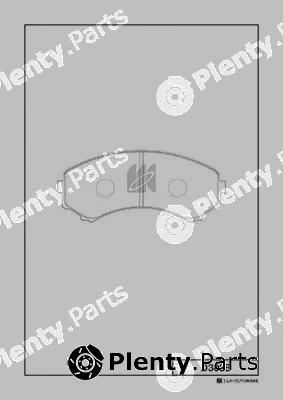 MK Kashiyama D3088 — Brake Pad Set, disc brake
