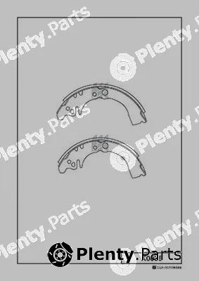 MK Kashiyama K0036 — Brake Shoe Set
