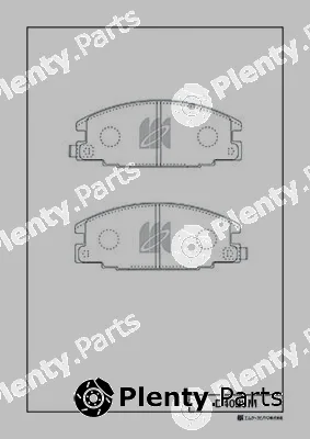 MK Kashiyama D4029M — Brake Pad Set, disc brake